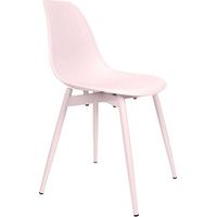 Chaise enfant rose en polypropylène – Dimensions 37,5 x 31 x 58,5 cm – Confort optimal pour salle de classe – Jardindeco