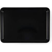 Plateau de service rectangulaire 1, mélamine, noir