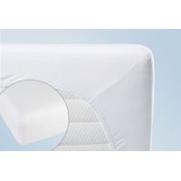 Biberna Molton Stretch Sleep & Protect Spannbetttuch natur 80/100 x 190/210 cm