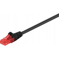 MicroConnect U/UTP CAT6 0,25 m Schwarzes PVC