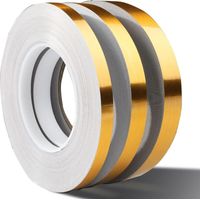 Rouleau Adhesif Decoratif, Ruban Dalle PVC adhesive de Sol, Imperméable de Sol Moisissure Bande Adhésive pour Sols, Murs, Plafonds, Portes et Fenêtres, Home Déc (50mx1cm Doré 1pc)