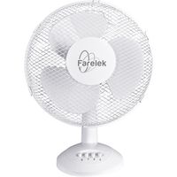 Ventilateur sur pied MIAMI 40W 3 vitesses D30cm Blanc