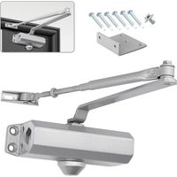 Automatischer hydraulischer Türschließer mit Anschlag. Verstellbarer, federbelasteter Türschließer. Geschlossene Dämpfung. Für gewerbliche und private Nutzung. Für Türen mit einem Gewicht von 25 bis 4