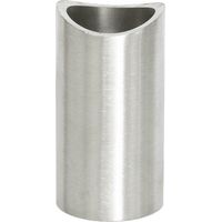 Support de main courante design en acier inoxydable - Brossé