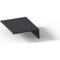 Poignée Flat 661 - talla Noir mat anodisé. 50x40x17mm. Entraxe 32mm.