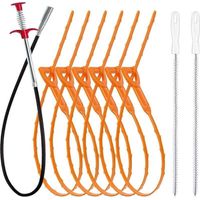 Ensemble de 9 pièces pour le nettoyage des toilettes, de l'évier de cuisine, de la baignoire et des canalisations