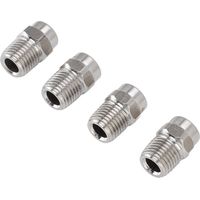 Lot de 4 buses filetées 22 mm en acier inoxydable 304, filetage extérieur G1/4, accessoires pour nettoyeur haute pression, diamètre du trou : 0,874 mm / 0,03 pouce
