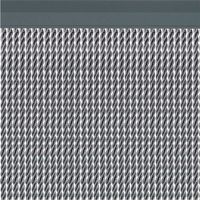 Rideau Acudam Manacor Silver Portes Extérieures PVC Aluminium 90 x 210 cm