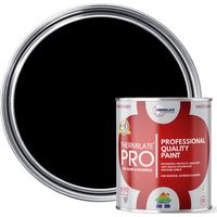 Thermilate PRO FLEX Interior & Exterior Paint - Multi-Surface Paint & Primer - All-in-One - Black - 2.5L - Satin