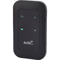 Point d'accès Wi-Fi 4G/5G compatible avec 10 appareils, routeur mobile LTE, haut débit 300 Mbps, emplacement carte SIM, écran LED couleur