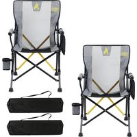 Symino Campingstuhl Faltbar mit Atmungsaktivem Nylonnetz - Anglersessel klappbar - Tragbarer Bequem Klappstuhl Gartenstuhl Relaxsessel Sessel Belastbarkeit bis 150 kg