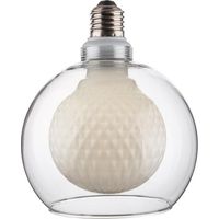 Ampoule LED E27 opale et verre 400 LM
