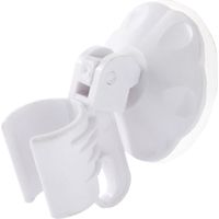 Support de pommeau douche pour salle bain, avec ventouse, console et crochet.