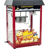 Machine à popcorn noire professionnelle 1 600 watts