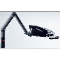 Novus Office TalkMaster 710+005 Braccio portatelefono orientabile Regolabile in altezza, Girevole, Estensibile Antracit