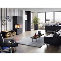 Olsberg Kaminofen OSORNO 8 kW Ofen Kamin Holzofen Bausatz Stahl/Schwarz