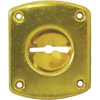MOSTRINA RETTANGOLARE DOPPIA MAPPA 31 CR OTTONE INCAVO MM 8 MM 46X30