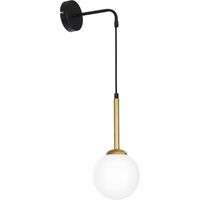 Applique Milagro PARMA MLP4819 E14 40W bianco oro nero