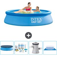 Intex Piscine Easy Set Ronde - 244x61 cm - 5-pièces SCB1