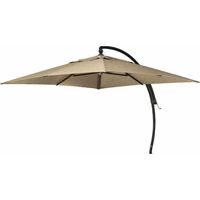 Ampelschirm Easy Sun 320x320 cm, anthrazit / taupe Bezug taupe, 100% Olefin