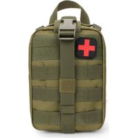 Trousse de premiers secours tactique camouflage, accessoires médicaux, kit d'accessoires camouflage, sac de rangement d'urgence pour les interventions routières en extérieur