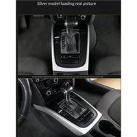 Carbon fiber color console gear shift lever frame for Audi A4L/A5 S4 S5 models (2009-2016)