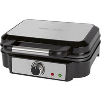 ProfiCook PC-WA 1240 2 Waffel(n) 1000 W Schwarz, Edelstahl