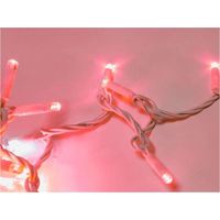 Stringa 10Mt 120Led Rosso Luce Fredda X1