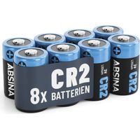 Absina Spezial-Batterie CR2 Lithium 800 3 V 8 St.