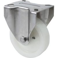 rueda fija inox.17zvli100-ft nylon blanco extrafuerte eje liso