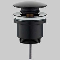 PILETTA CLICK CLACK TONDA NERA - 1" 1/4