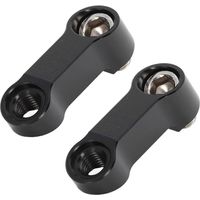 Paire d'adaptateurs de rehausse de rétroviseur de 10 mm (0,39 pouce) pour motos NMAX 155 et 125 à partir de 2015.