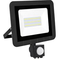 Proiettore LED con sensore matel nero da 30w
