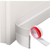 Door Bottom Insulation, Draught Excluder, Door Draught Excluder, Door Draught Excluder, Door Draught Excluder, Door Draught Excluder 100 cm, Entrance Door Seal, Cold Air Stop Door Seal, white,