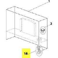 ENSEMBLE GUIDE PISTON RESERVOIR POUR PETIT ELECTROMENAGER CLIMADIFF - 11020034