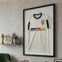 K-Möbel Cadre Maillot Bois Massif Noir 60x80cm Vitrine Maillot de Sport