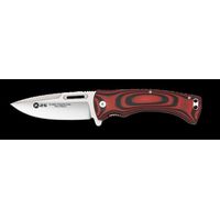 Coltello pieghevole k25 rosso nero lama 98 cm