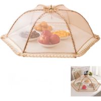 Grande couverture alimentaire pliable en maille de qualité supérieure pour l'extérieur, la cuisine, le jardin, les fêtes, le barbecue