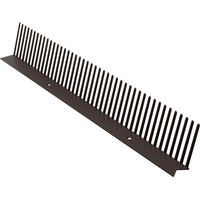 Peine de alero plano X 60 mm x 1 m RAL 8019