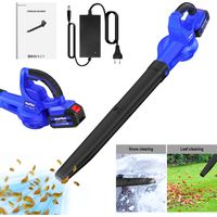 21V Akku-Laubsauger Laubbläser Laubhäcksler Laubgebläse Blasgerät 4000W zubehör