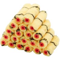 ProDec Big Box 20 confezioni da 4 pollici in tessuto medio per una verniciatura liscia con pitture ad emulsione commerciali e fai-da-te su pareti e soffitti interni, set di rulli per pittura da 4".