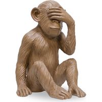 Dekorative Designfigur - Blinder Affe - Sapiens Braun