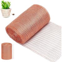 1 rouleau de filet en cuivre - 12m x 12,5cm - Ruban de cuivre contre les escargots et les limaces en cuivre - Facile à couper - Pour jardin, limaces, oiseaux, balcon - Lutte contre les parasites
