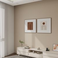 Panel revestimiento pared 270x25x1.3 cm 3D relieve interior decorativo poliestireno Calora Soft Line Dune (0.68 m²/ud). Caja 3uds (2,04 m²/caja)