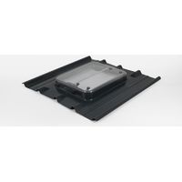 Lucarne de toit pour tôles bac acier ondulés profil 5 ondes – RAL 7016 Gris Anthracite – Vitre Synthétique incassable – LPP LUMICIEL