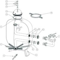 Joint adaptateur intérieur pour filtre Triton – Étanchéité optimale – Installation facile – Compatible avec filtres Triton