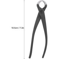 Ciseaux de Bonsaï 185mm pour Forme Sphérique en Acier Composite - Outil de Taille et d'Entretien pour Plantes en Pot-KZQ