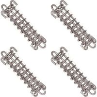 4 Piece Metal Accessories Springs for Outdoor Camping Hiking Travel Picnic Beach Tent Canopy Shade Fixings