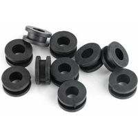 Rondelles en caoutchouc pour moto - Paquet de 10 rondelles en caoutchouc pour motos Calibre 8mm