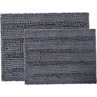 2 Pièces Tapis De Bain Absorbant l'eau Tapis De Chambre Tapis De Bain Absorbant Tapis D'Intérieur Tapis De Porte Intérieur Tapis De Douche Tapis De Bain Tapis De
